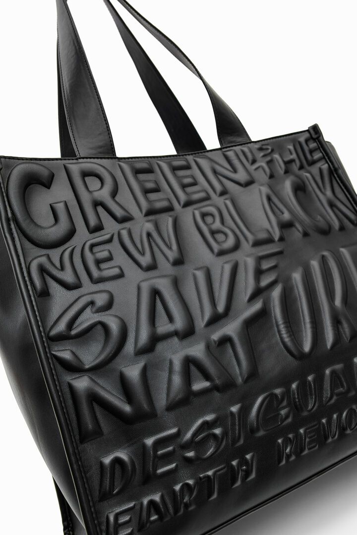 Bolso shopper mensajes | Desigual