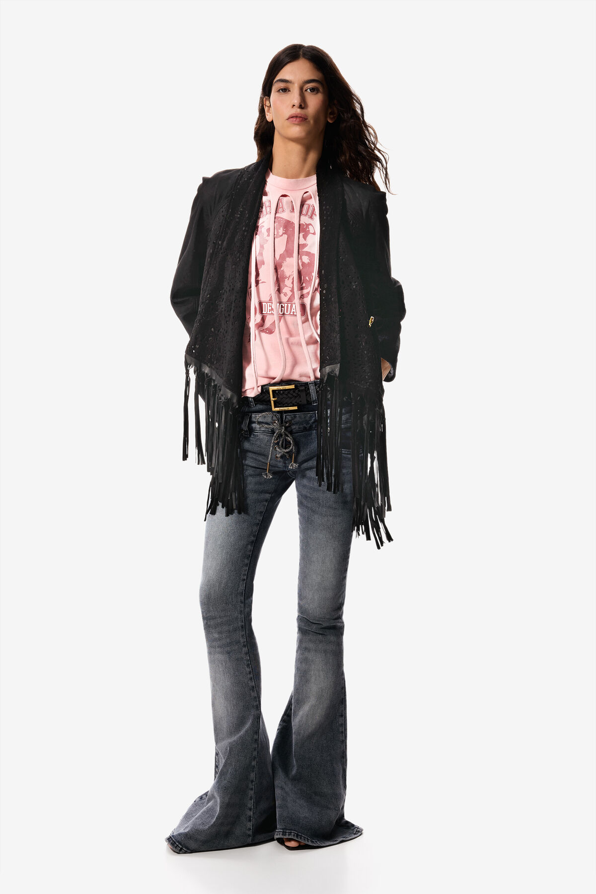 フレアパンツマーシャ・ポポヴァ 黒 女性用 I Desigual.com