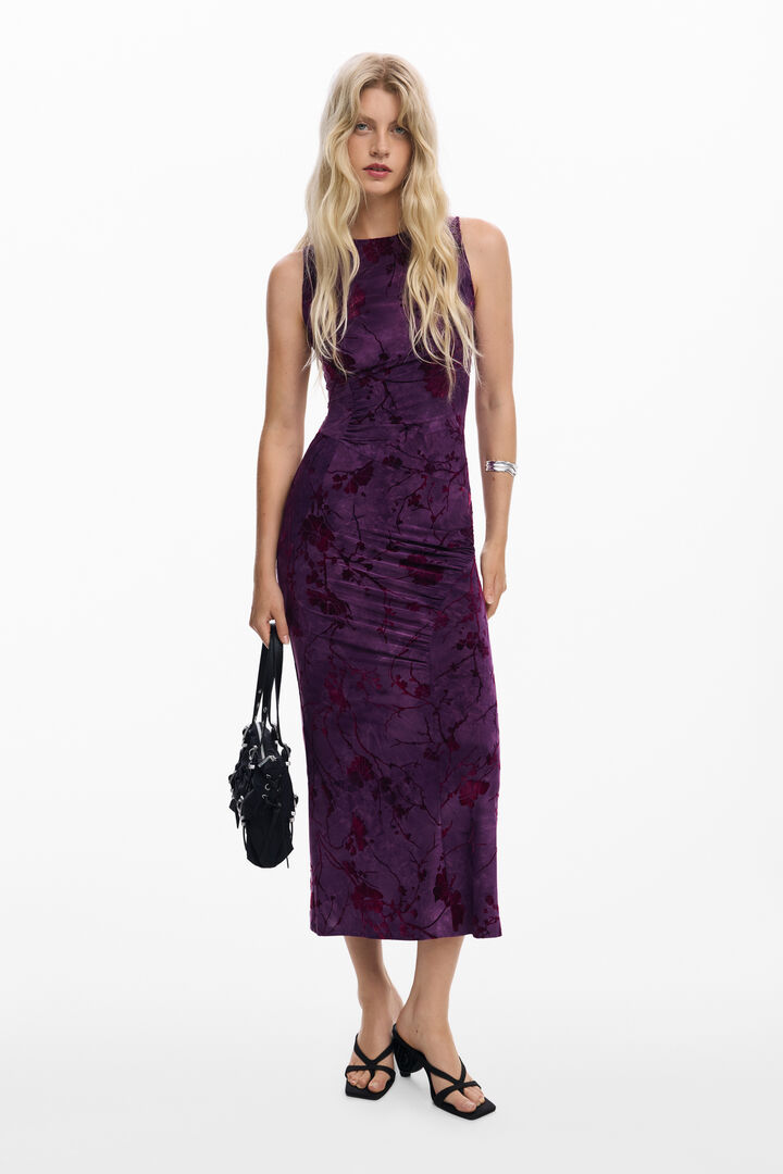 Vestido midi oriental | Desigual