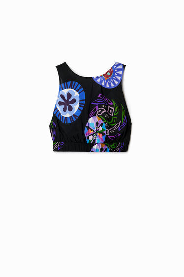 M. Christian Lacroix short top with straps | Desigual