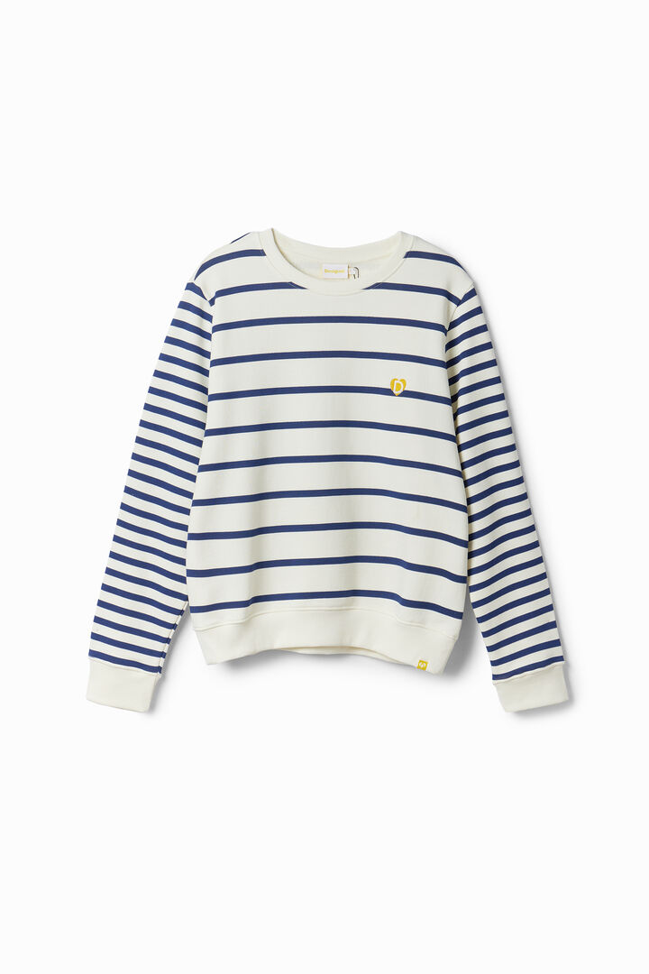 Sudadera rayas imagotipo | Desigual