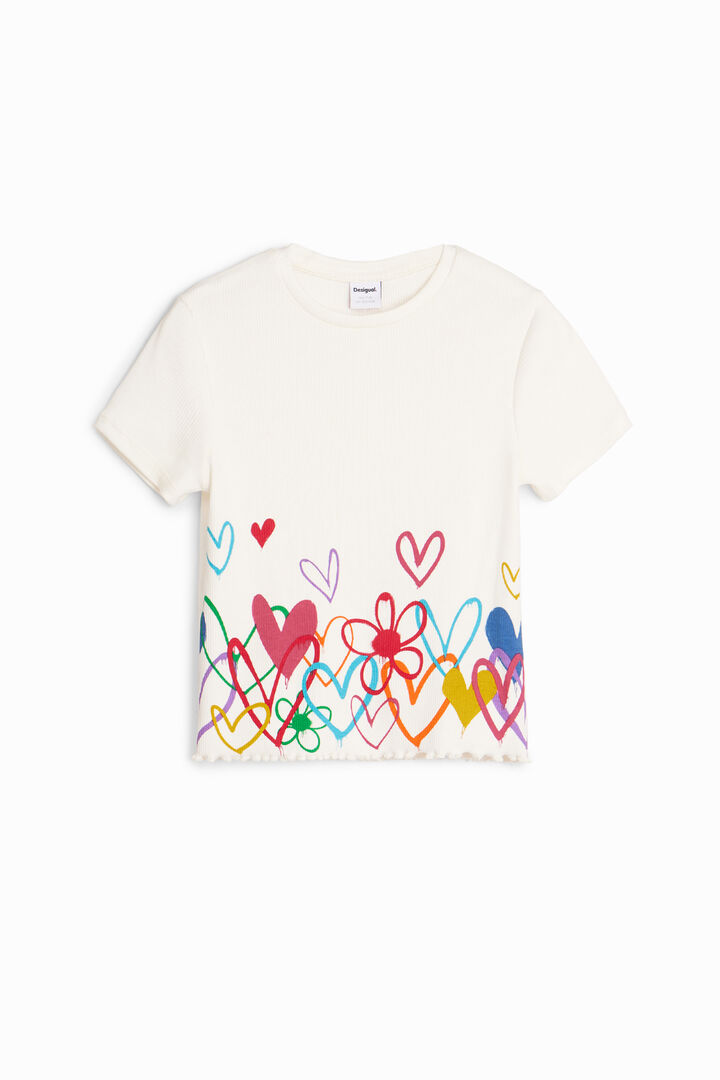 Heart illustrations T-shirt | Desigual