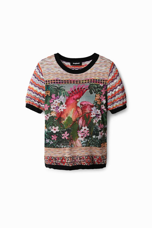 T-shirt trésor perroquets | Desigual