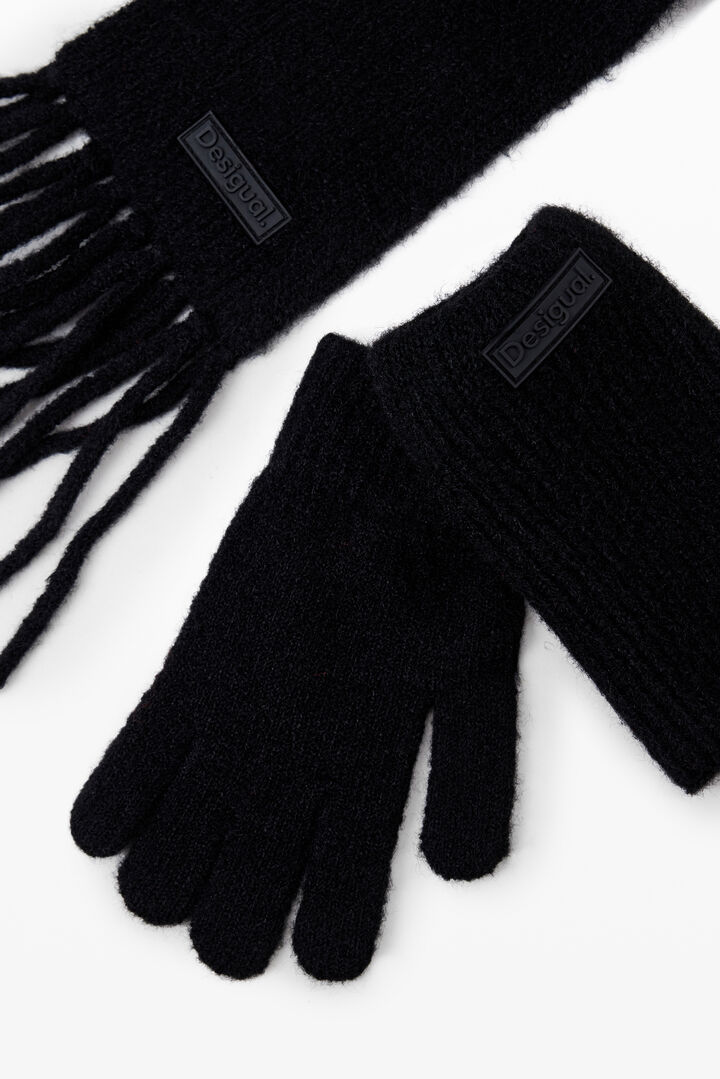 Set van handschoenen en sjaal | Desigual