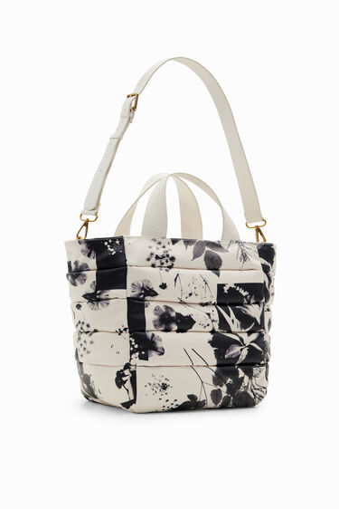 Bolso shopper mediano hojas | Desigual