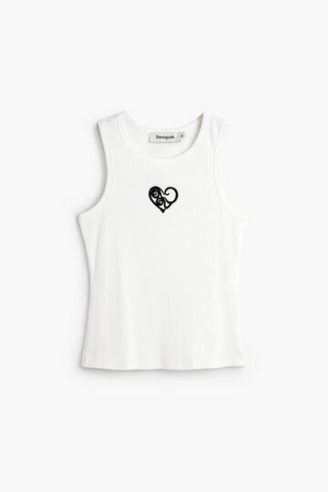 Sleeveless t-shirt 100% cotton | Desigual