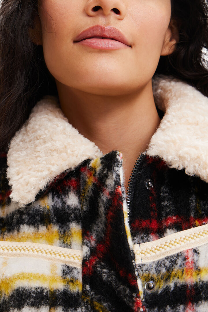 Fleece trucker jacket | Desigual