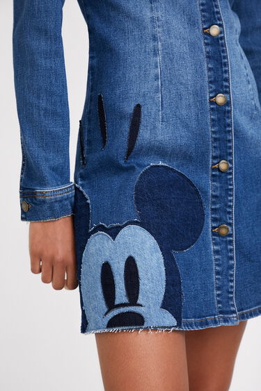 Mickey Mouse slim denim dress | Desigual