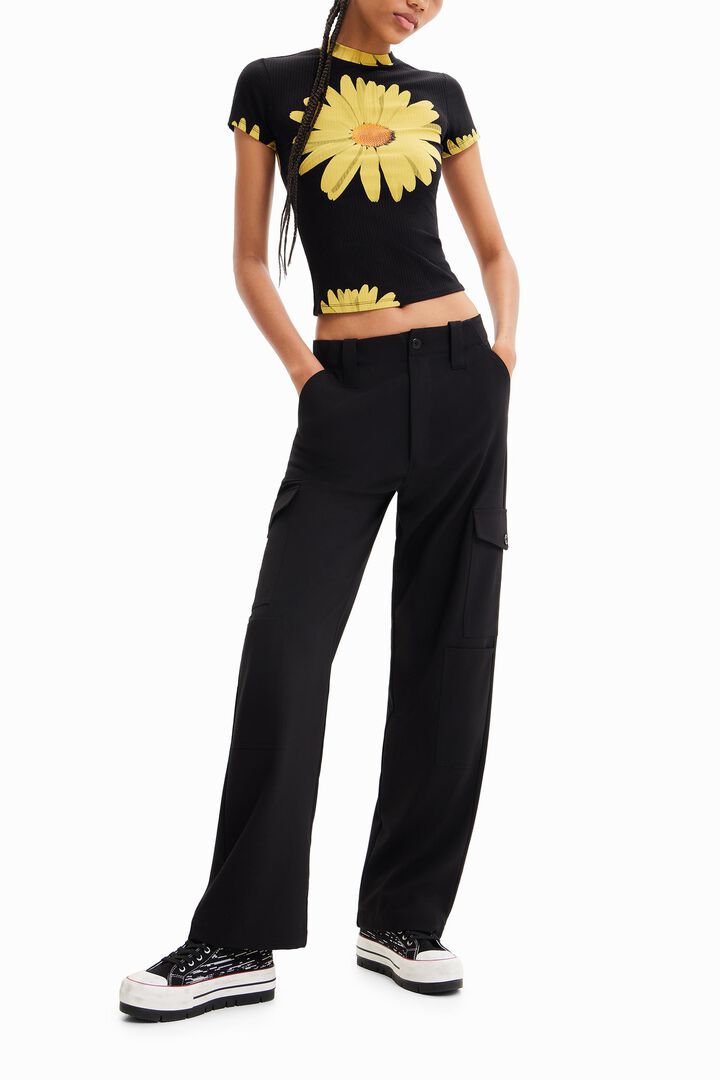 Flowy cargo trousers | Desigual