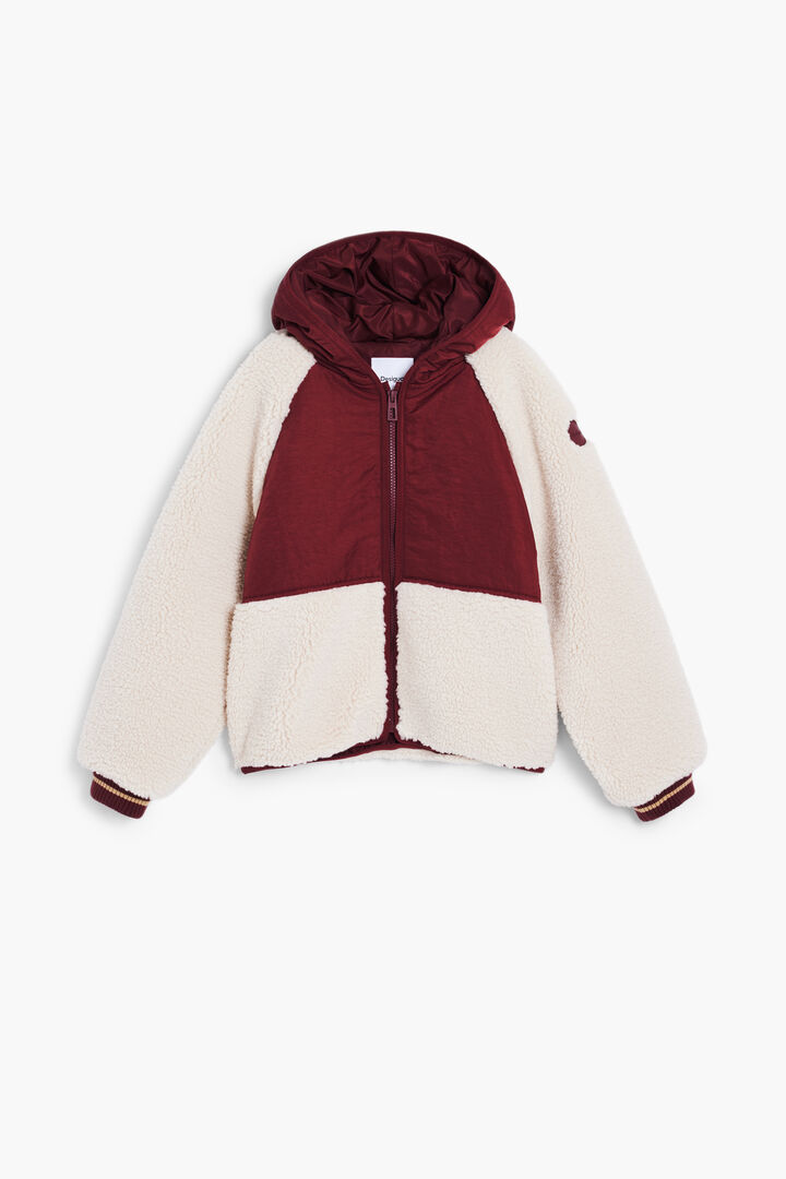 Sherpa jacket with hood | Desigual