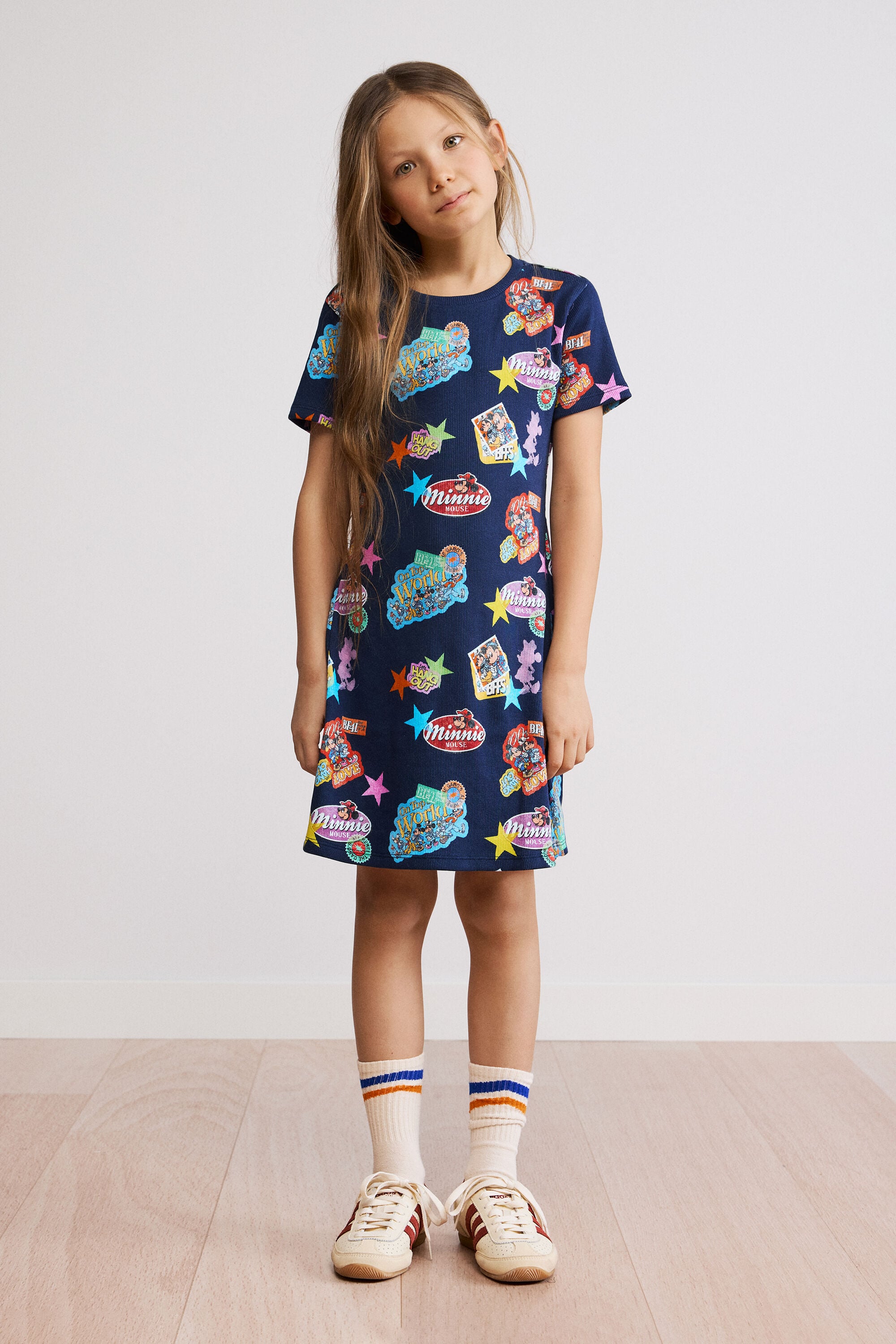 Bedrukte Minnie Mouse™-jurk - BLUE - 3/4