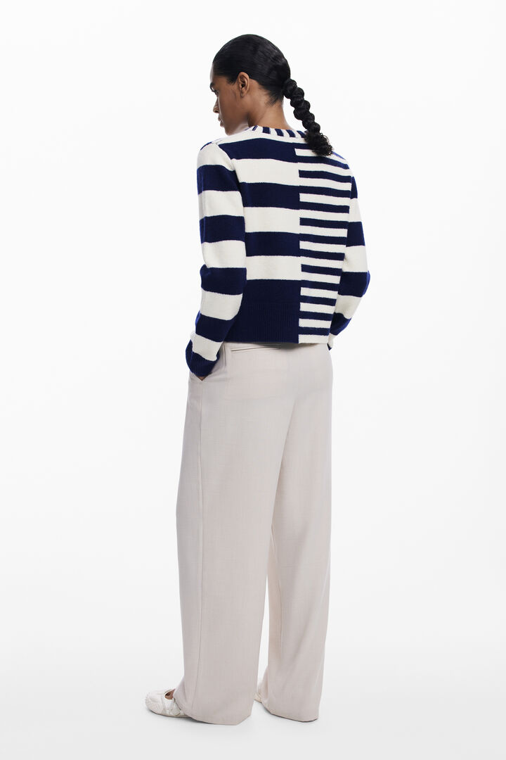 Combined striped sweater | Desigual