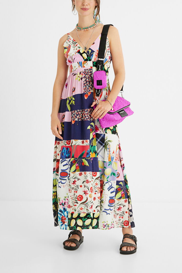Vestit llarg patch | Desigual
