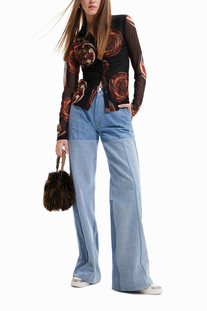 Camiseta tul fruncidos M. Christian Lacroix | Desigual