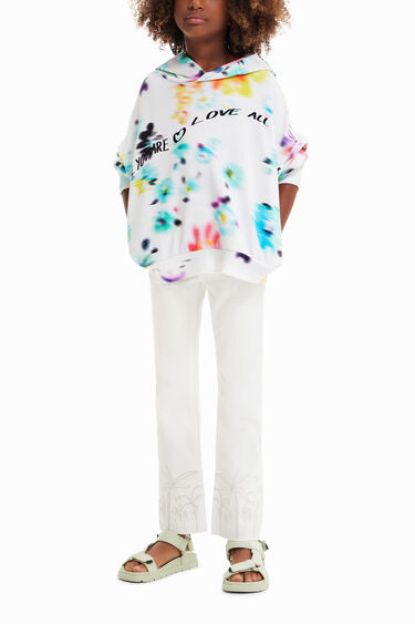 Sudadera oversize desenfocada | Desigual