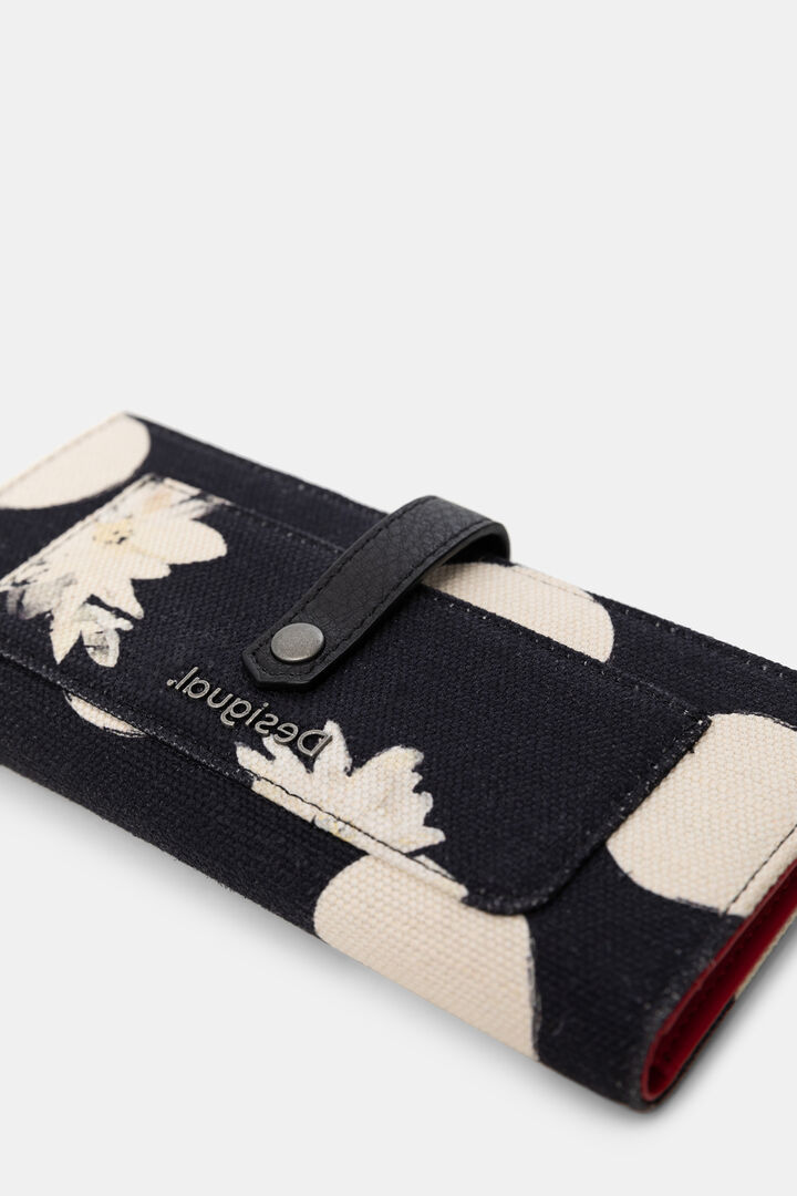 Linen rectangular wallet | Desigual