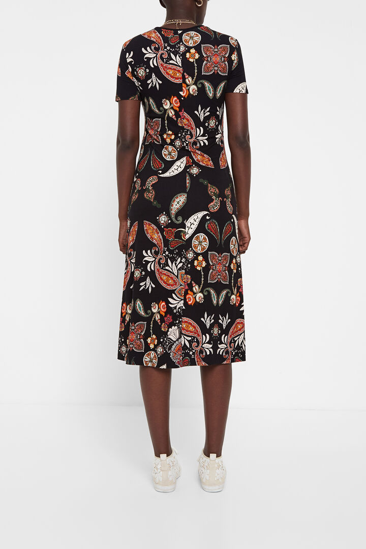 Vestido midi estampación paisley | Desigual