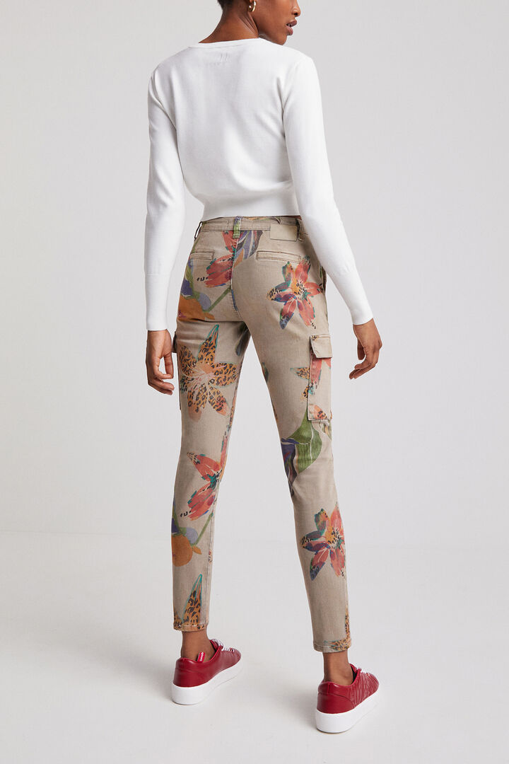 Pantalons cargo camoflower | Desigual