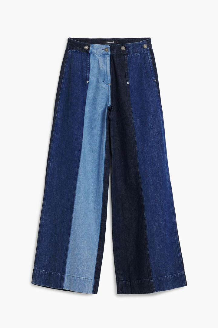 Wide Leg jeans with panels