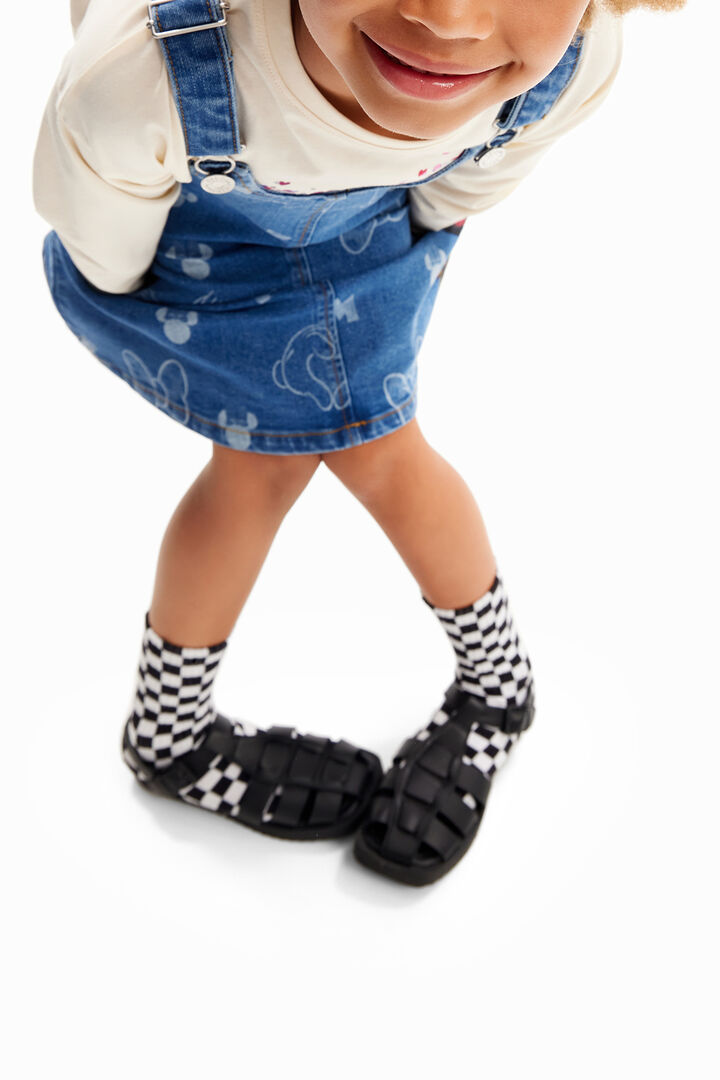 Minnie Mouse denim pinafore dress | Desigual