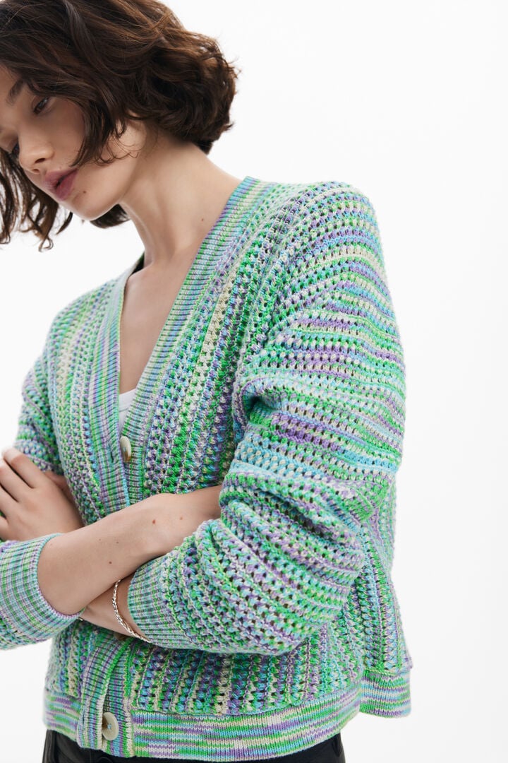 Cárdigan estampado multicolor | Desigual