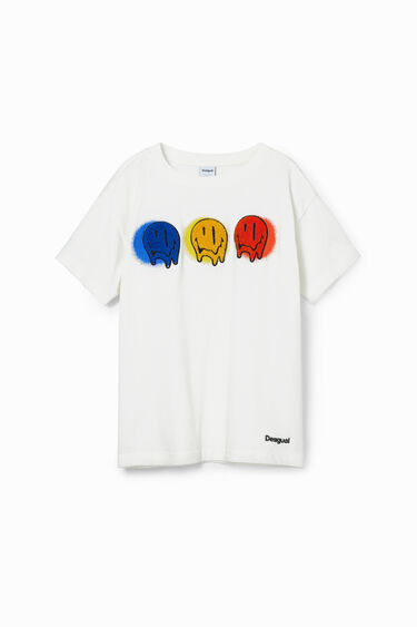 T-shirt remendos Smiley Originals ® | Desigual