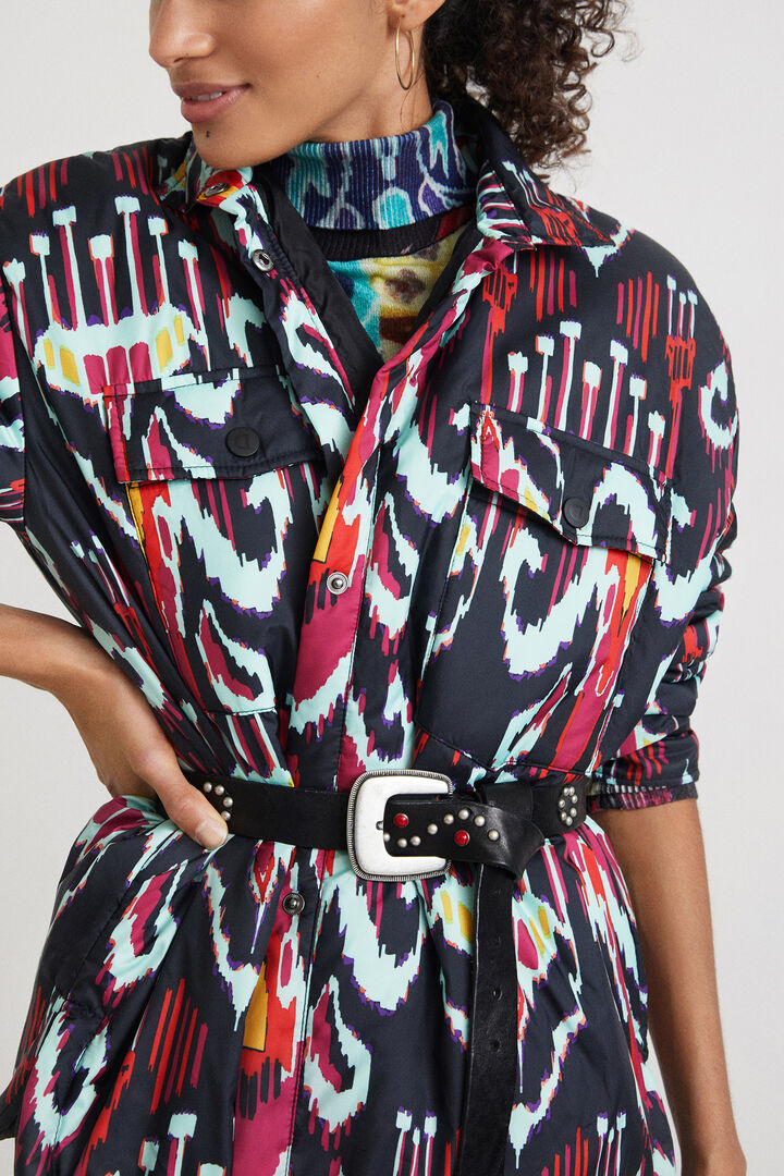Sobrecamisa acolchada estampada | Desigual