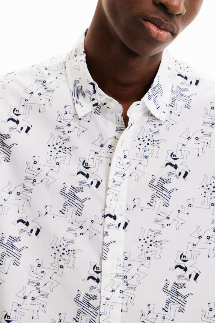 Long-sleeve wolf shirt | Desigual