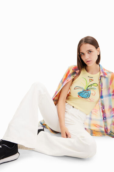 Texans flare long | Desigual