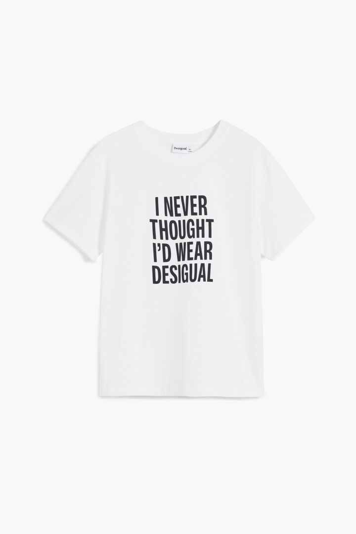 T-Shirt "I NEVER THOUGHT" | Desigual