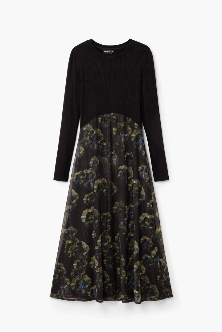 Vestido midi floral M. Christian Lacroix | Desigual