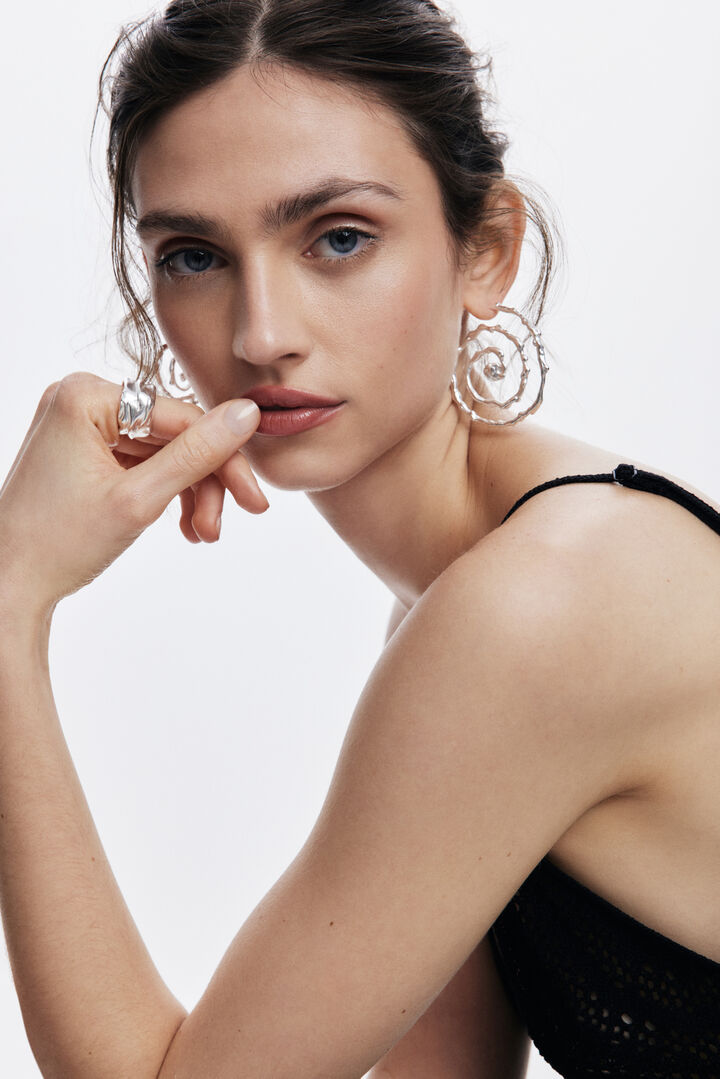 Wave ring gold-plated Zalio | Desigual