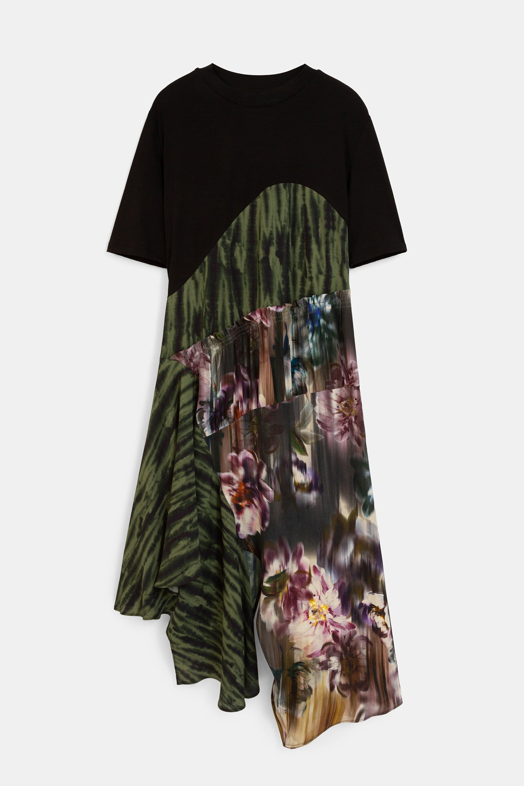 Hemdblusenkleid mit Patches