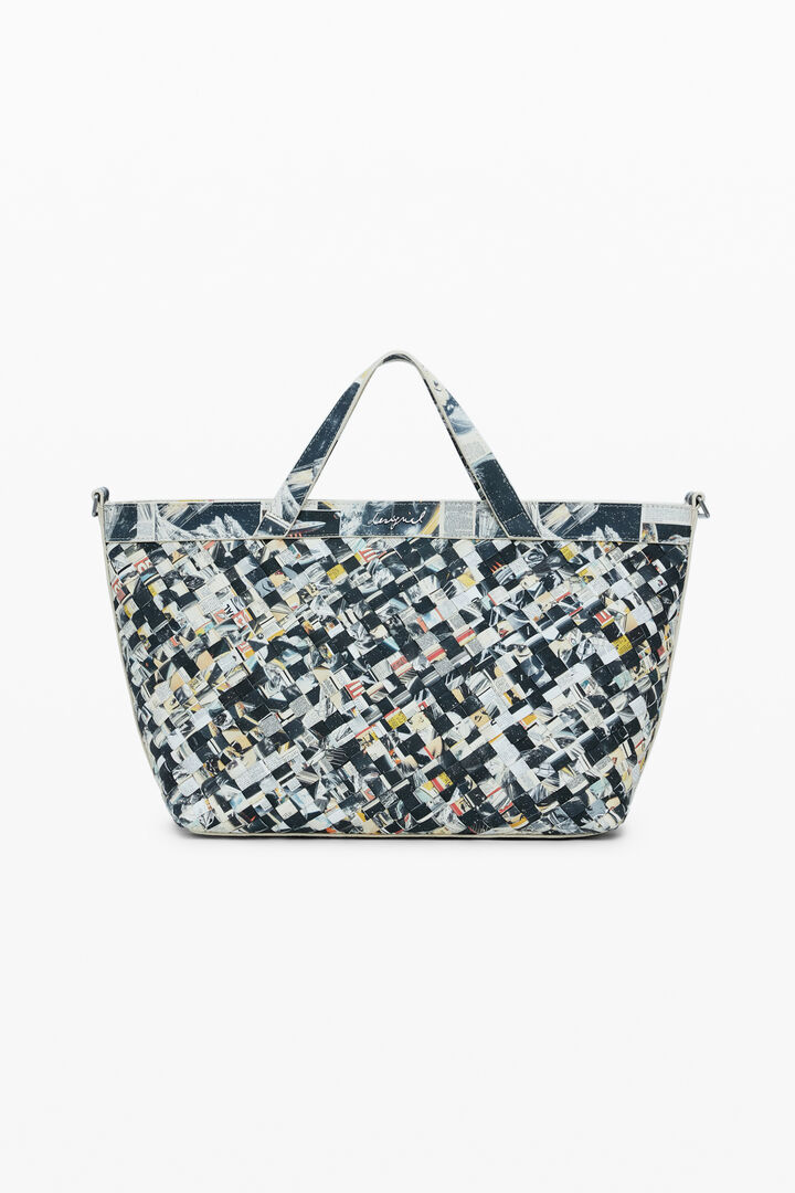 Bolso mediano shopper trenzado | Desigual