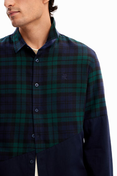 Camisa quadres patch | Desigual
