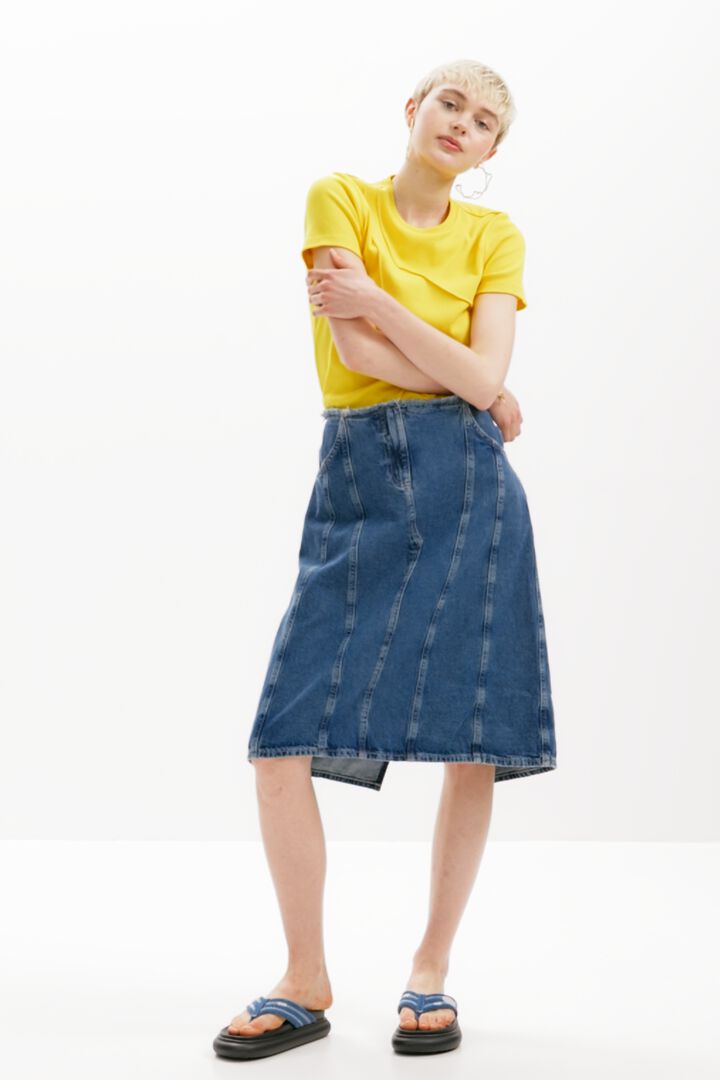Ribbed patchwork T-shirt | Desigual