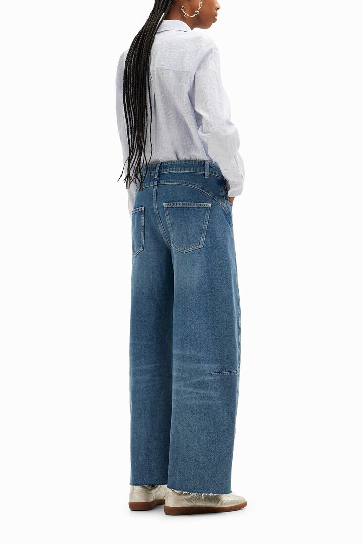 Long straight-cut jeans. | Desigual