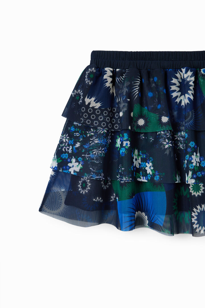 Minifalda tul flores | Desigual