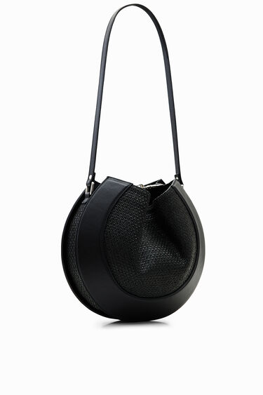 Maitrepierre round leather bag | Desigual
