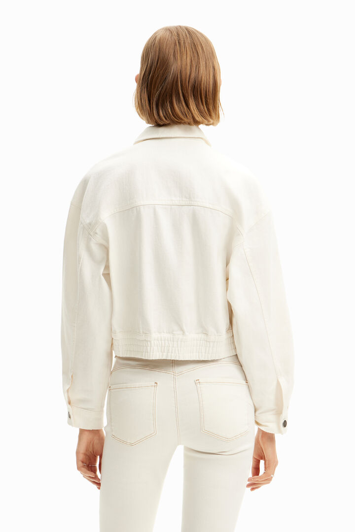 Patchwork tricot trucker jacket | Desigual