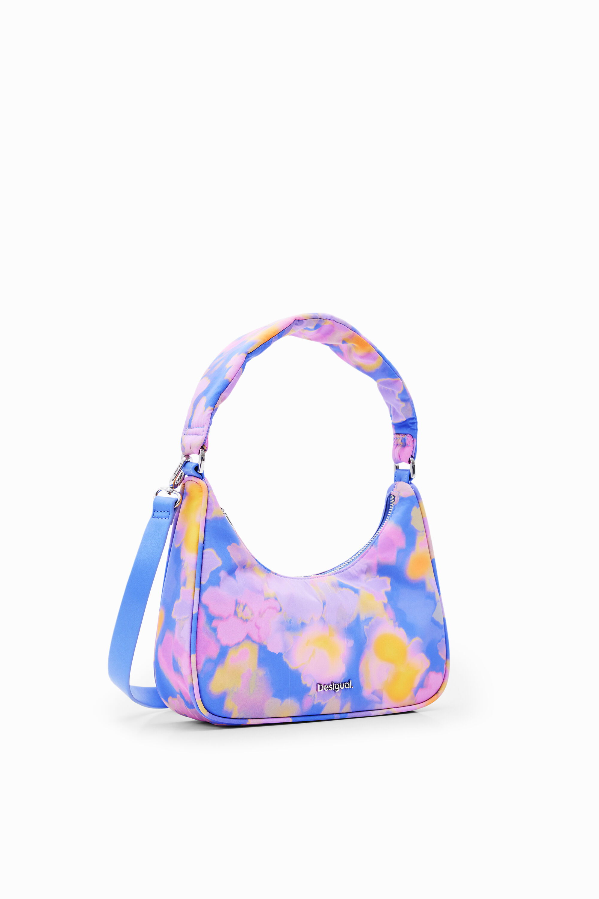 S floral shoulder bag