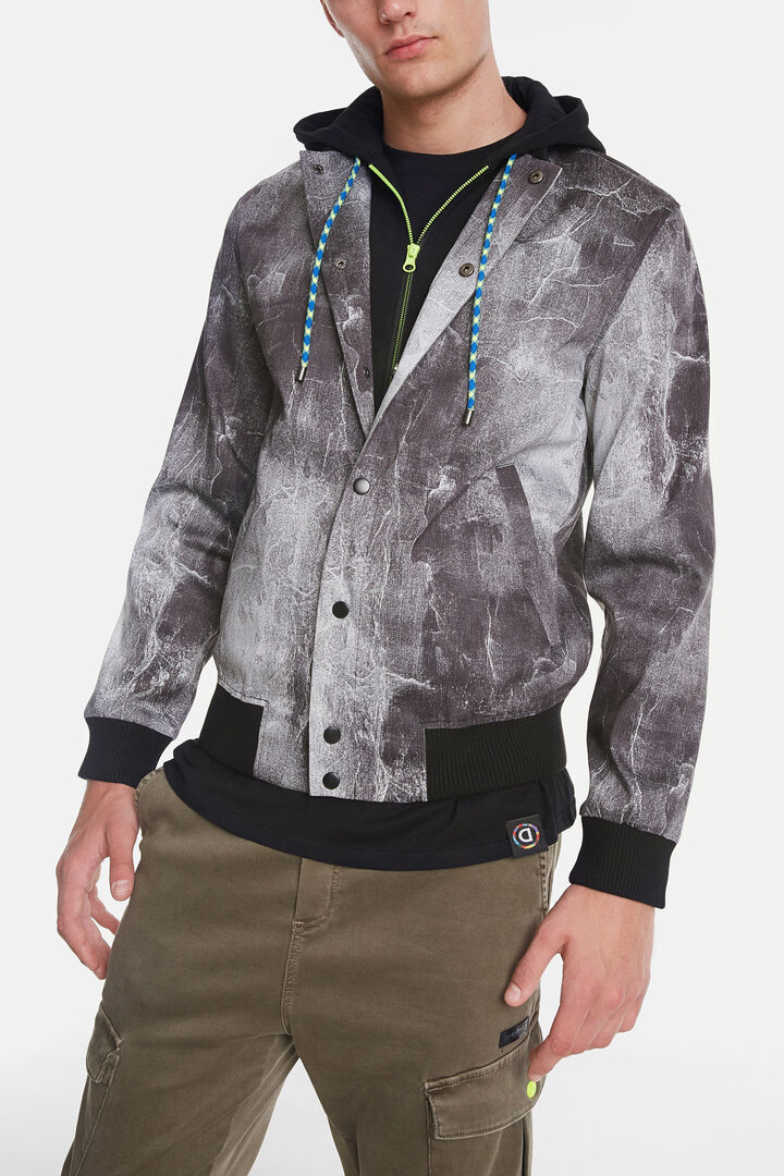 Chaqueta sport con felpa extraíble | Desigual