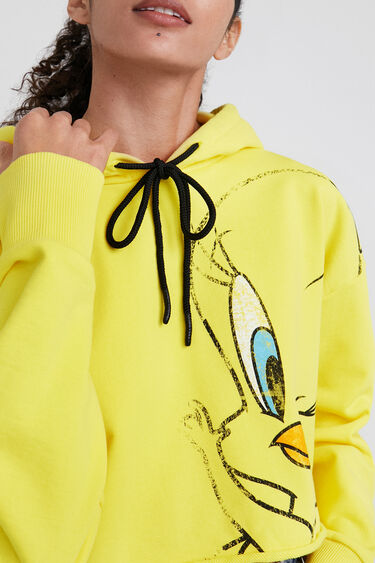 Cropped Tweety sweatshirt | Desigual