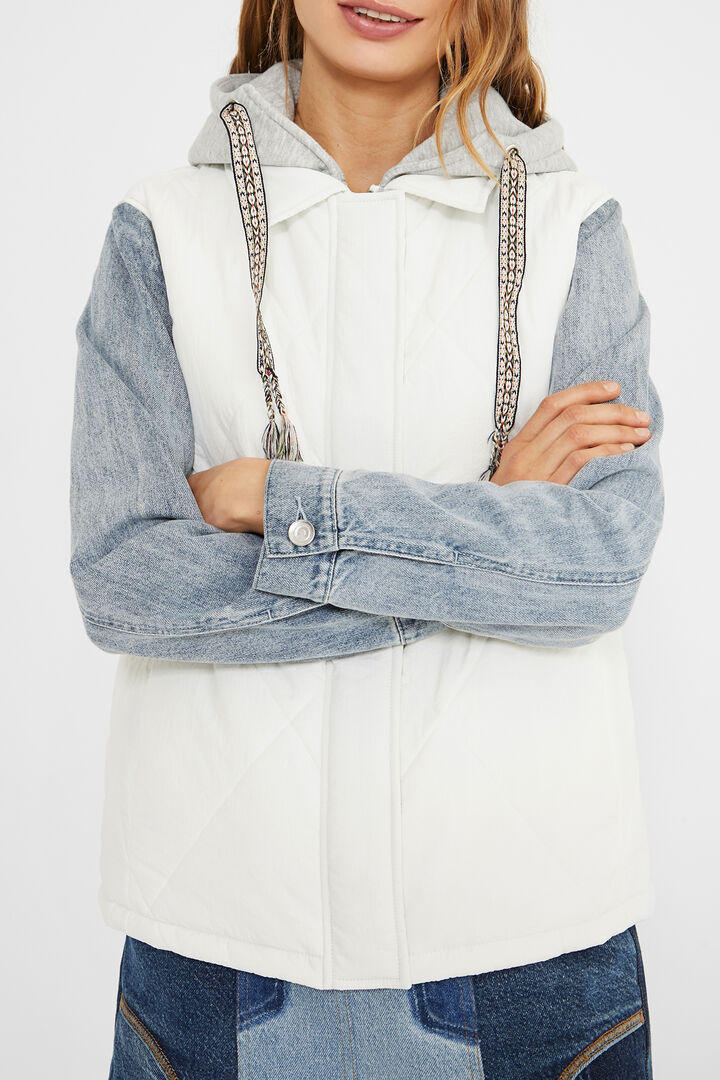 Chaqueta chaleco capucha | Desigual