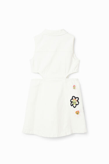 Vestido vaquero cut-outs | Desigual