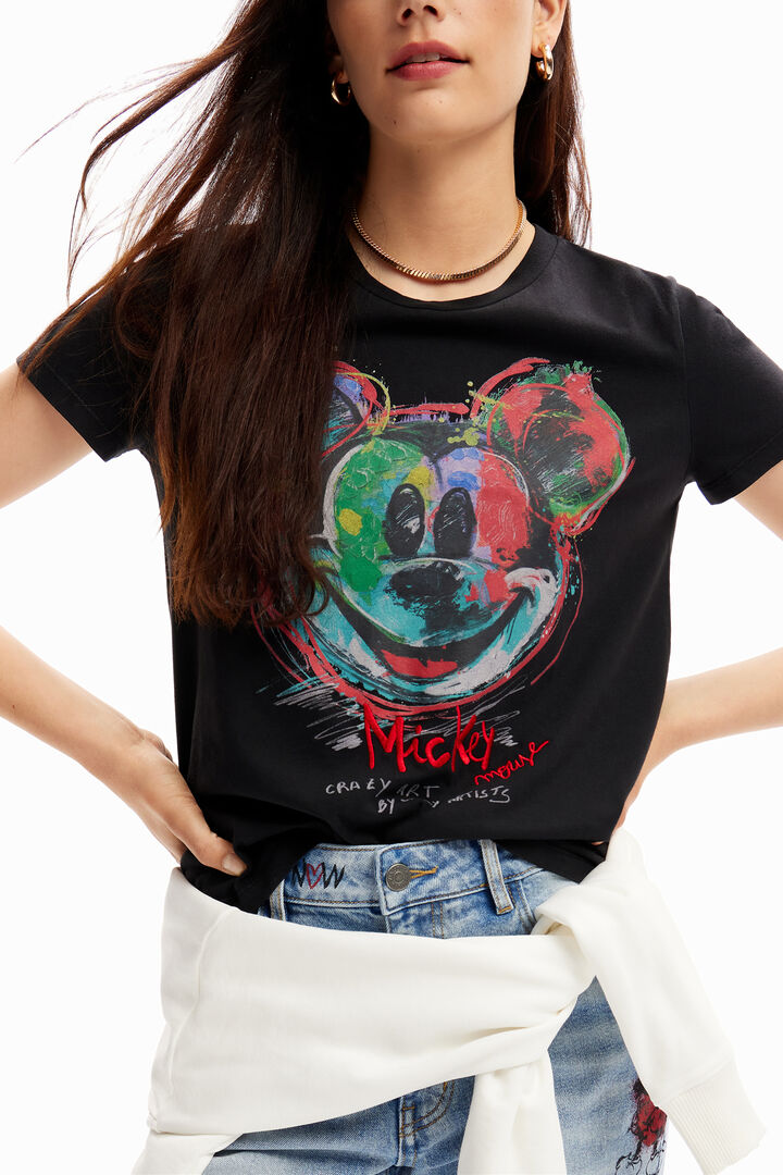 Arty Mickey Mouse T-shirt | Desigual