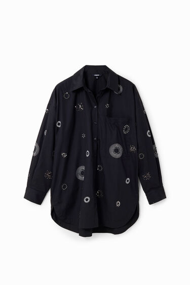 Camisa oversize bordados | Desigual