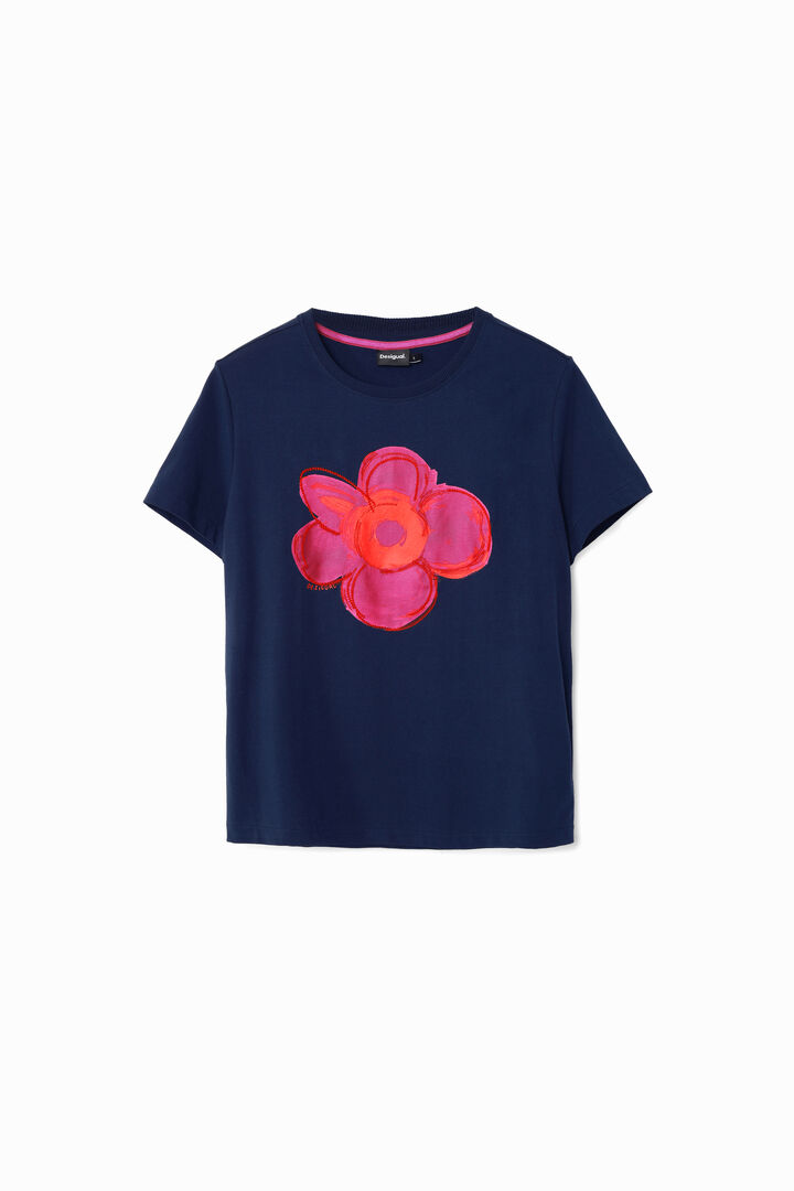 Flower illustration T-shirt | Desigual