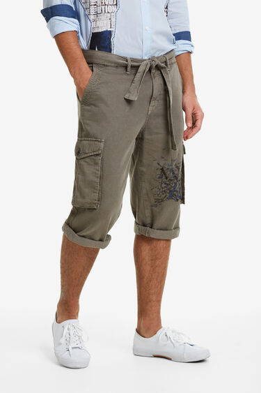 Khaki Cargo Shorts Eric | Desigual