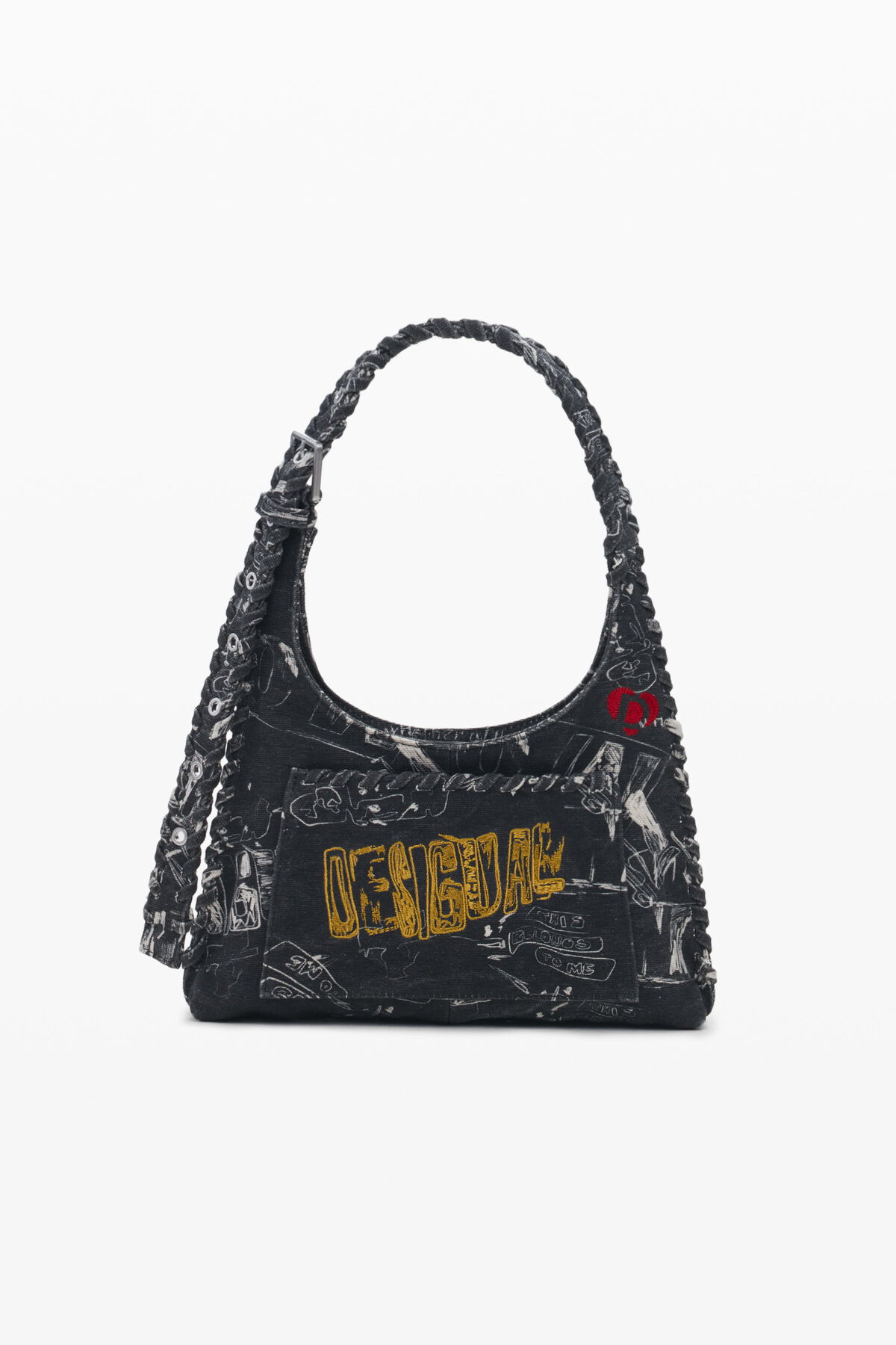 Desigual  Women Bag‎ Desigual shoulder bag purse, flower theme, vegan leather | eBay main image 4